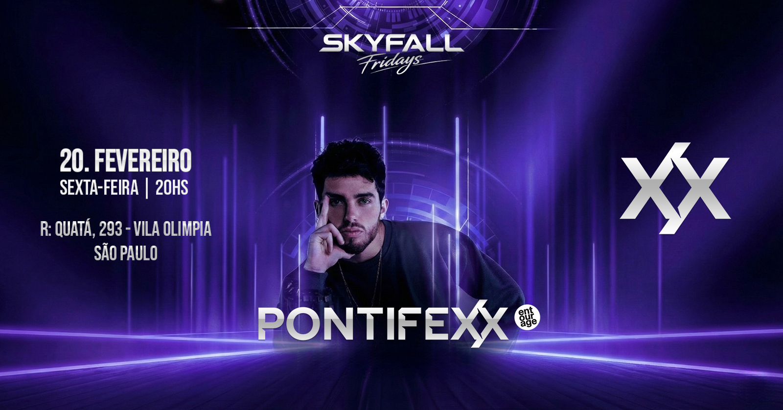 SKYFALL apresenta: PONTIFEXX (STMPD RCRDS) | Vila Olímpia - São Paulo, SP
