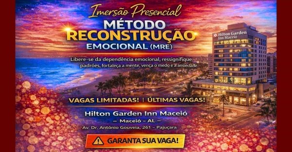 Imagem do evento Imersão Presencial Método Reconstrução Emocional (MRE) Transformadora