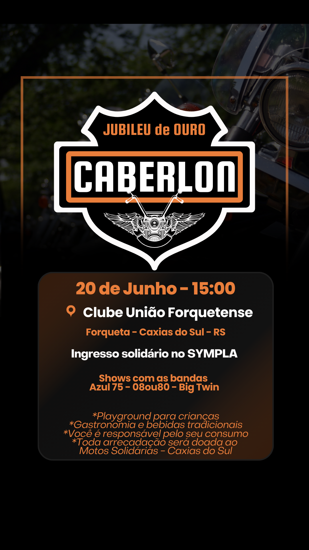 Jubileu de Ouro Dênis Caberlon - Festa solidária - Caxias do Sul, RS