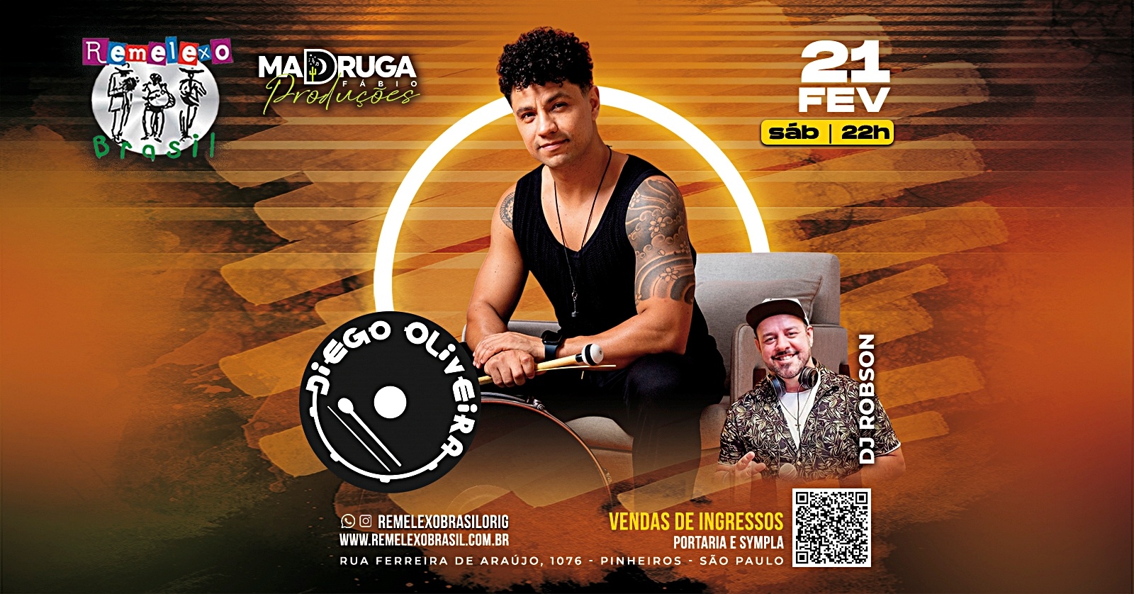 DIEGO OLIVEIRA e DJ ROBSON - São Paulo, SP
