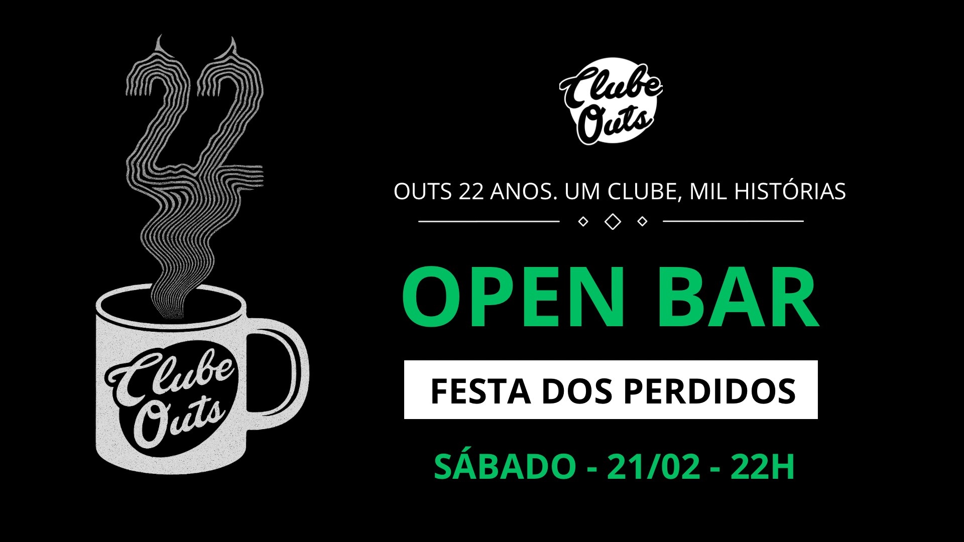 Festa dos Perdidos - OPEN BAR - São Paulo, SP