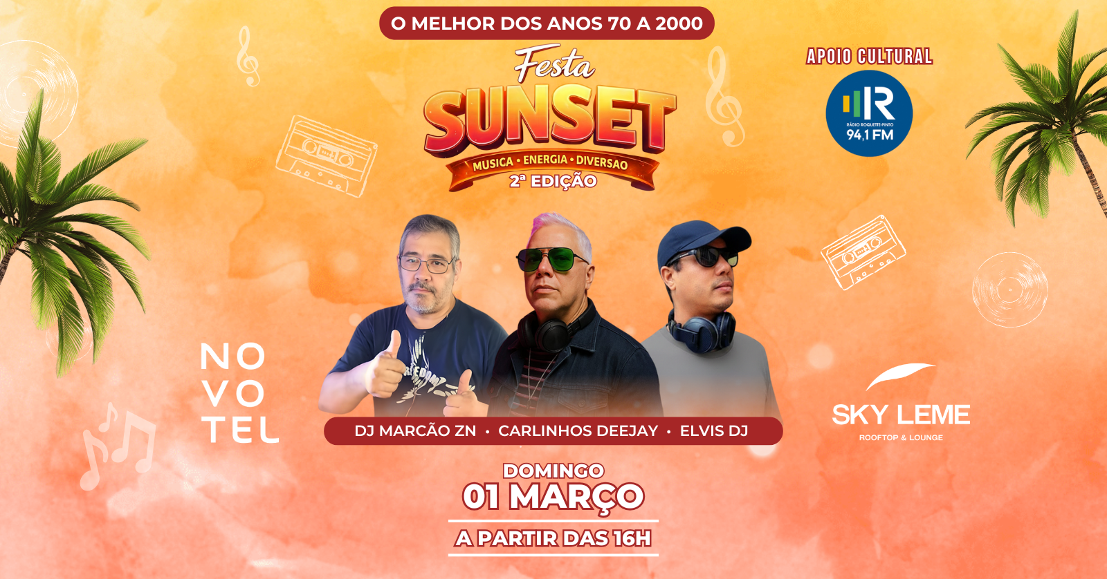 Festa Sunset - Skyleme - 2ª Edição - Rio de Janeiro, RJ