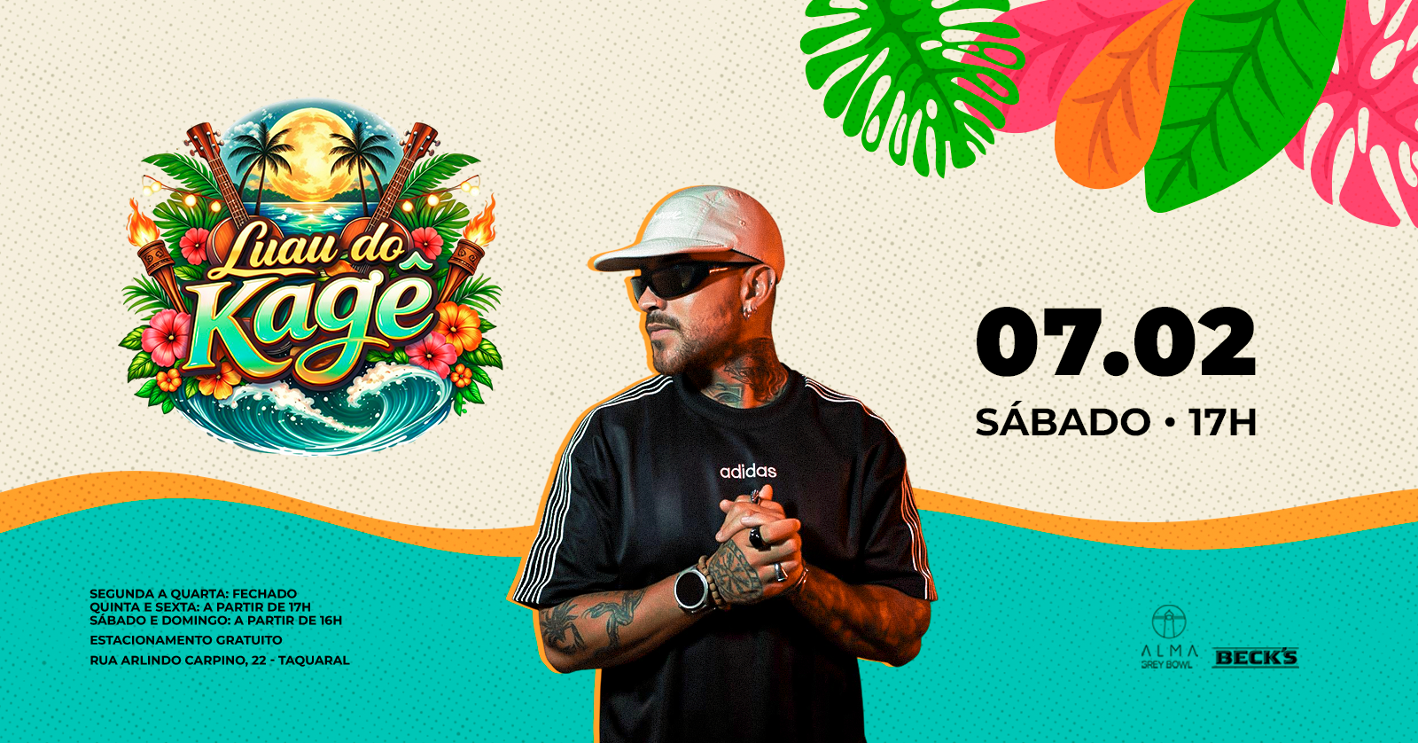 LUAU DO KAGÊ NO ALMA GREY BOWL | 07.02 - Campinas, SP