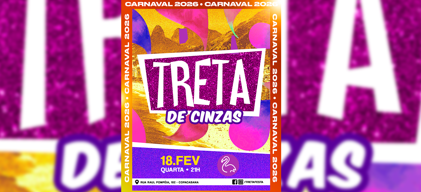 Pink Flamingo Carnaval 2026 |Treta de Cinzas  - Quarta, 18 de Fevereiro - Rio de Janeiro, RJ