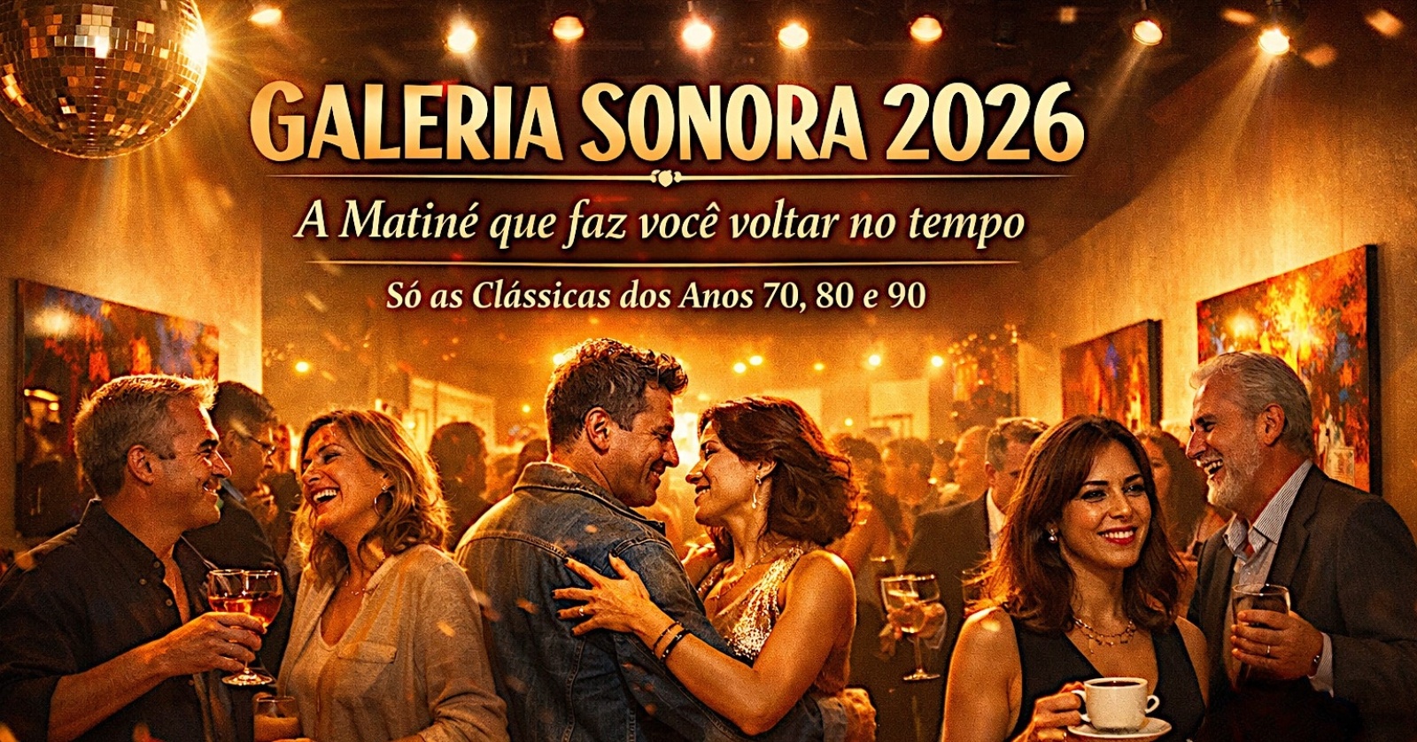 GALERIA SONORA 2026 – Só as Clássicas dos Anos 70, 80 e 90 - São Paulo, SP