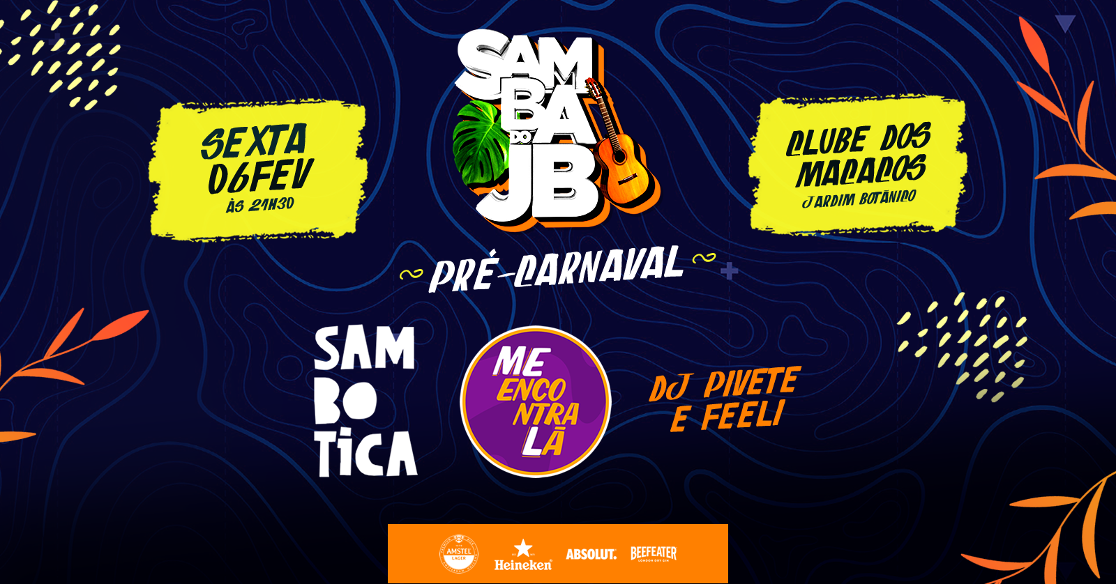 Samba do JB | Sambotica & Me Encontra Lá + 1H Open Cerveja* @ Jardim Botânico - Rio de Janeiro - Rio de Janeiro, RJ