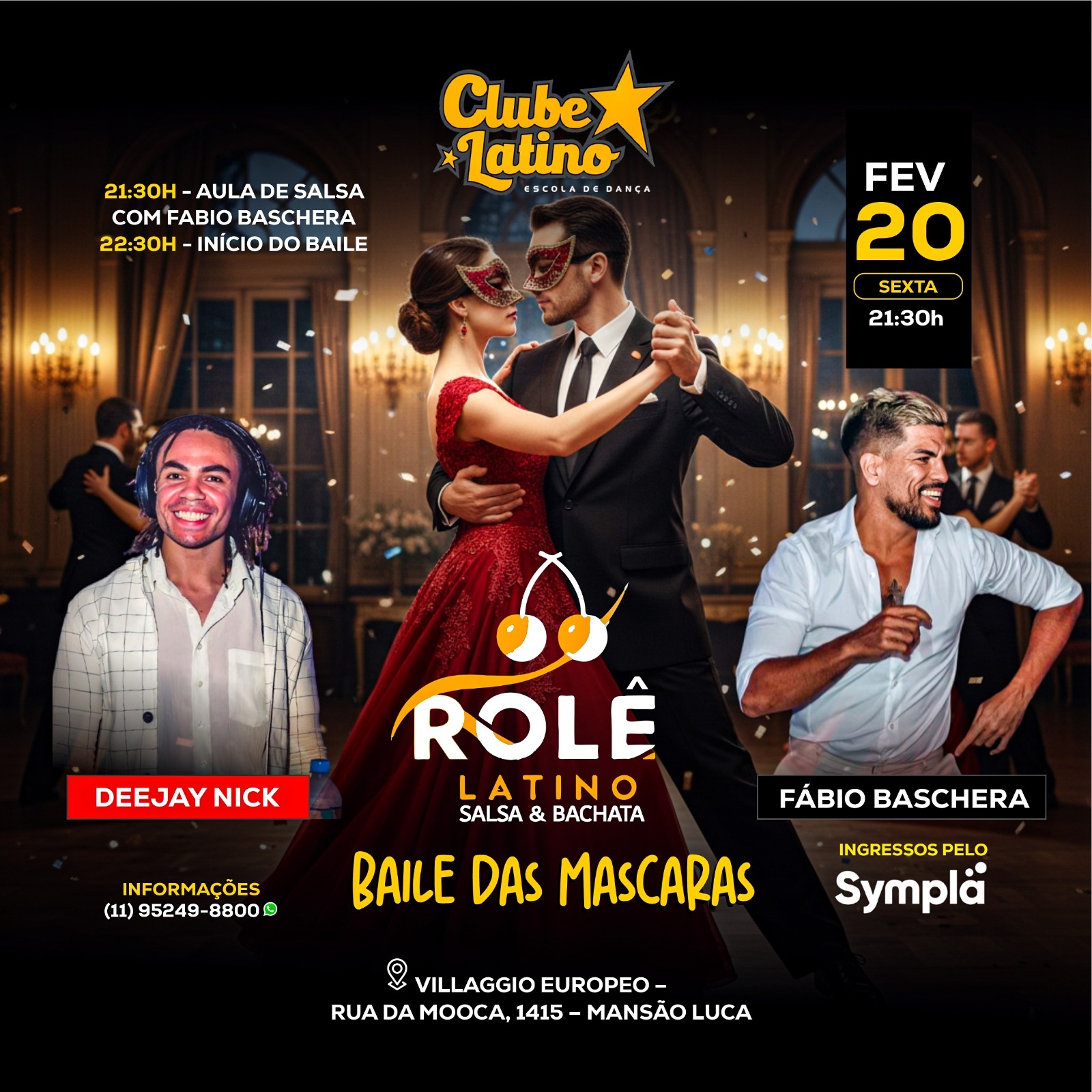 Rolê Latino - Edição de Fevereiro - Baile de Máscaras - São Paulo, SP