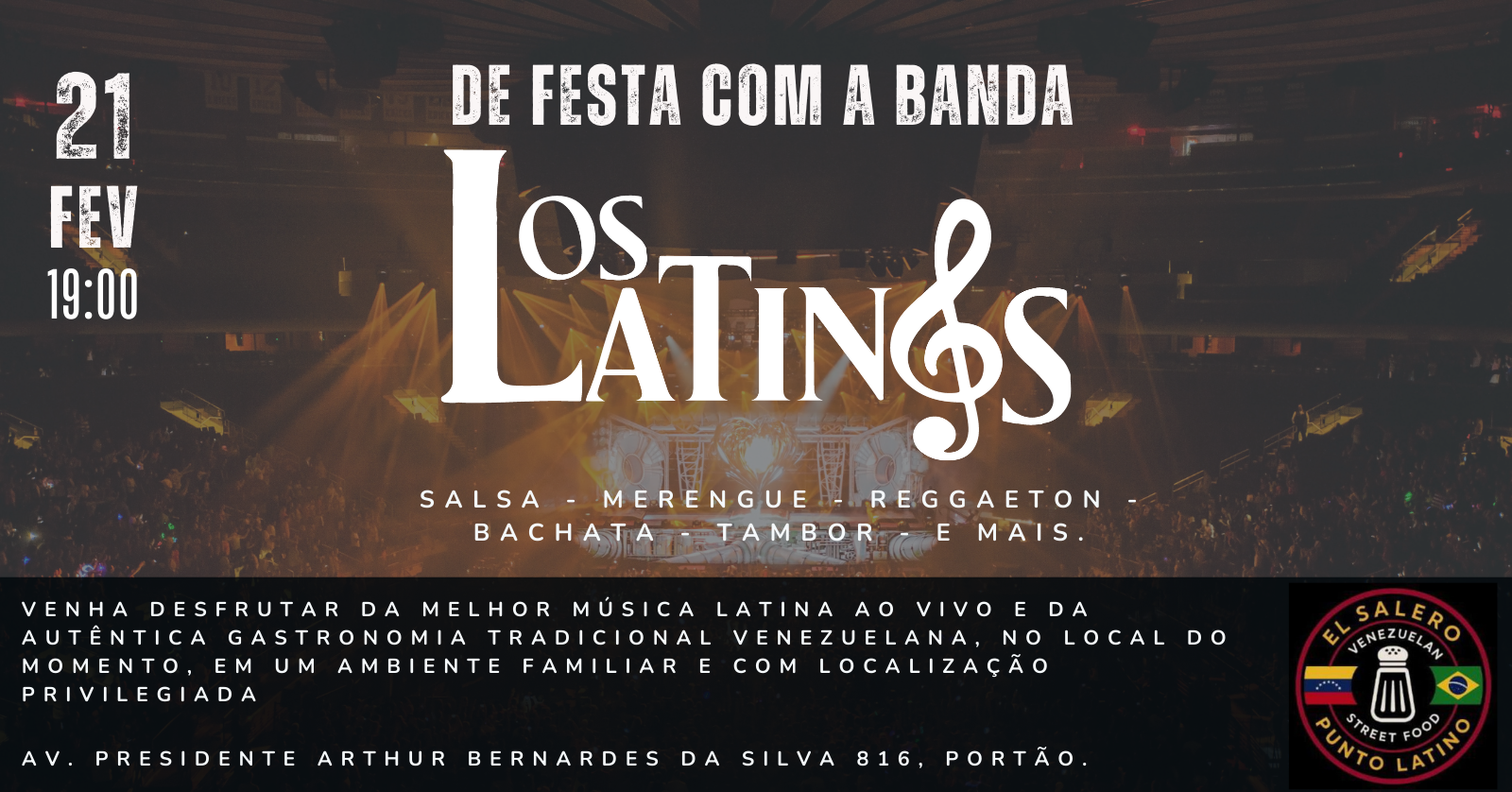 De Festa com a Banda Los Latinos - Curitiba, PR