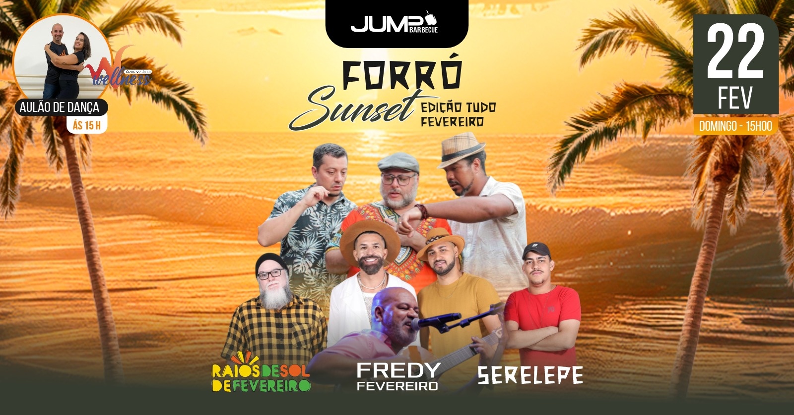 Forró Sunset ¨Tudo  Fevereiro¨ - Jundiaí, SP