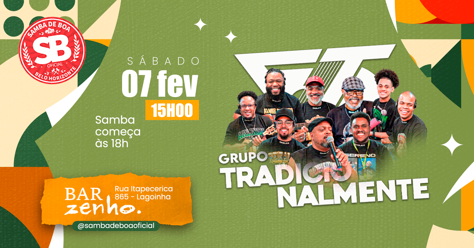 GEUPO TRADICIONALMENTE - SÁBADO - Belo Horizonte, MG