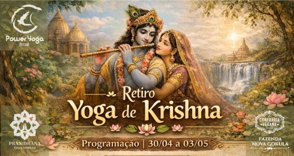 Imagem do evento YOGA DE KRISHNA: PRĀṆA, CURA E SABEDORIA DO BHAGAVAD GĪTĀ
