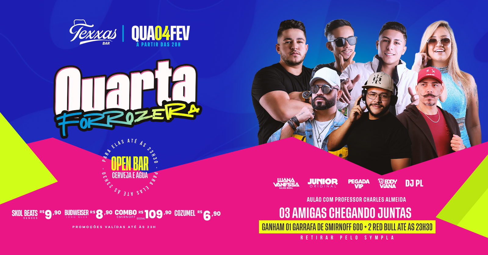 TEXXAS BAR | QUARTA FORROZEIRA - Brasília, DF