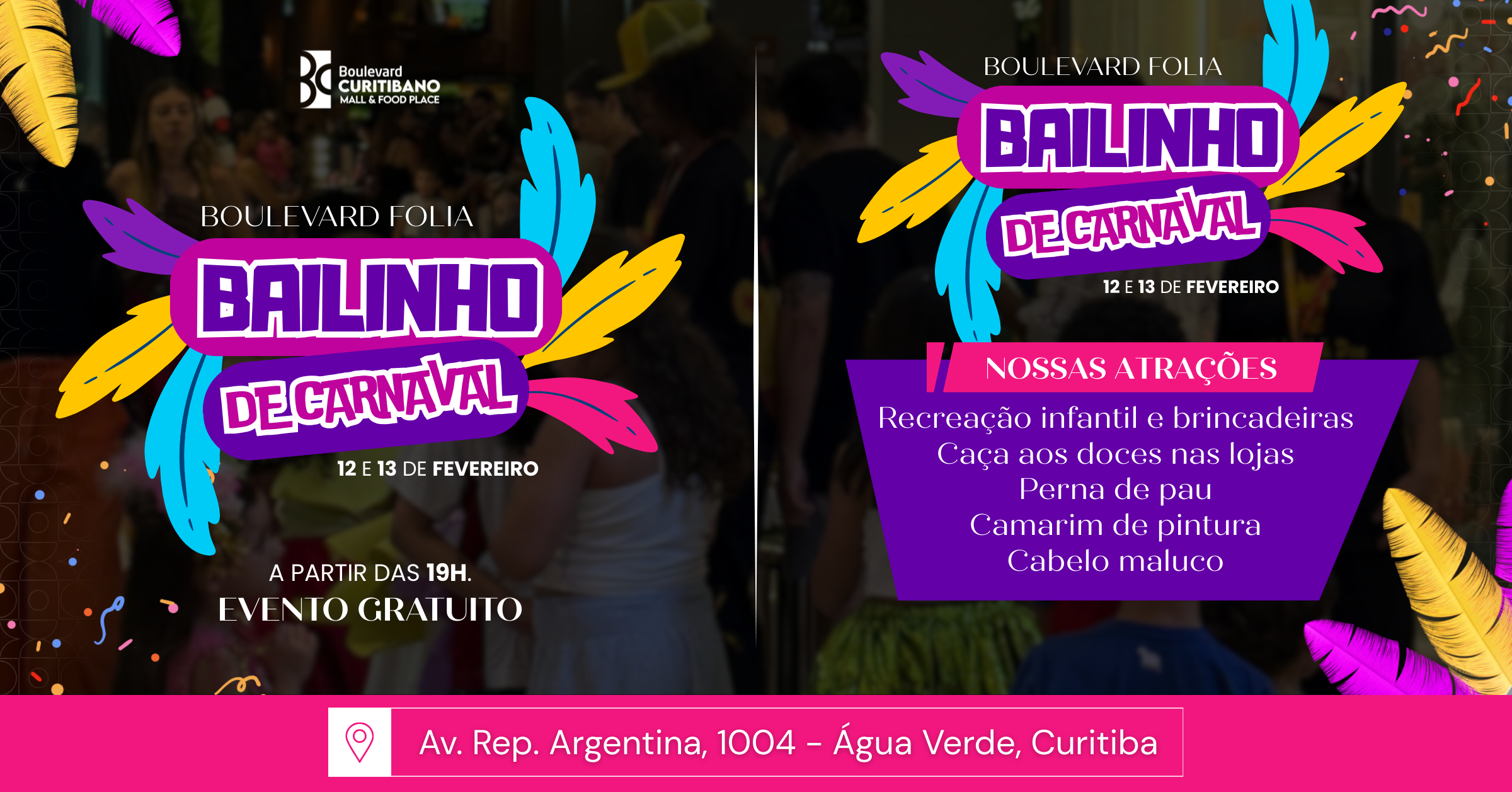 Boulevard Folia - Bailinho de Carnaval - Boulevard Curitibano