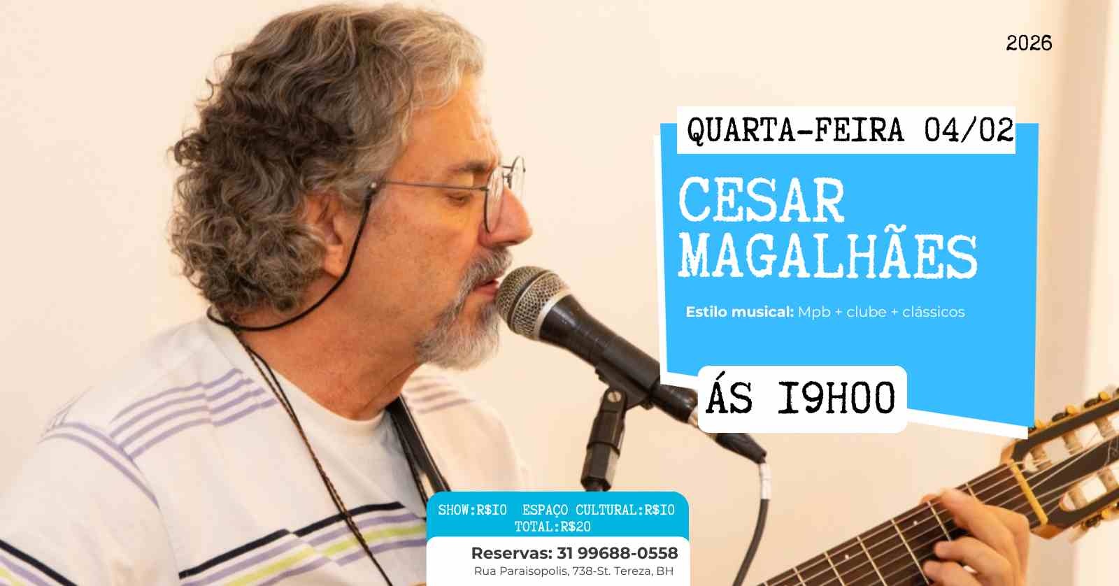 New Home - Push 13 César Magalhães canta Clube da Esquina