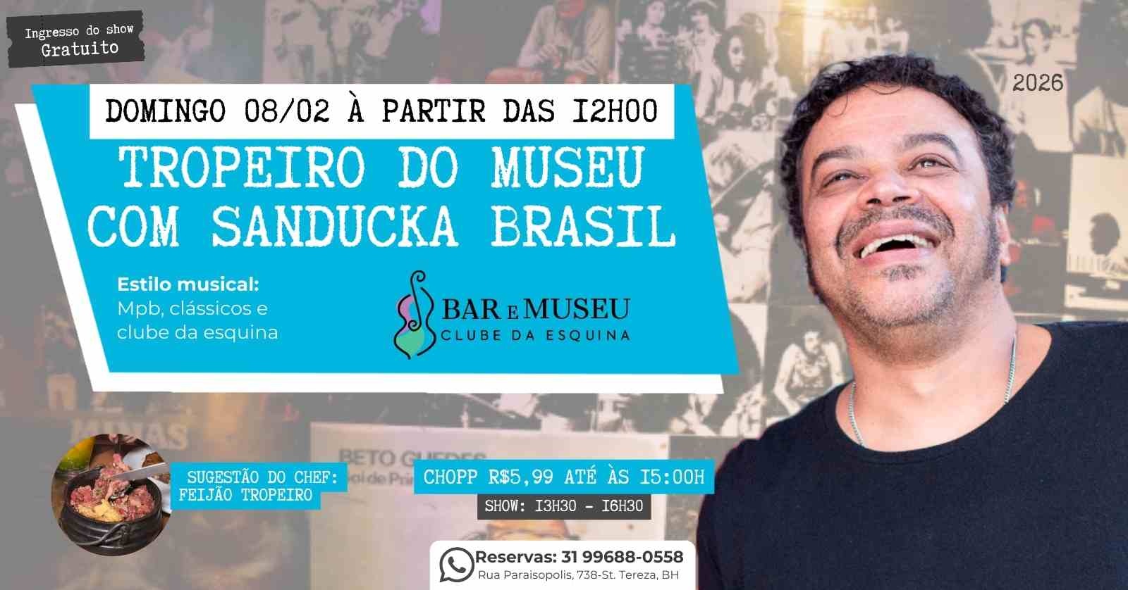 New Home - Push 20 TROPEIRO NO MUSEU COM SANDUCKA BRASIL