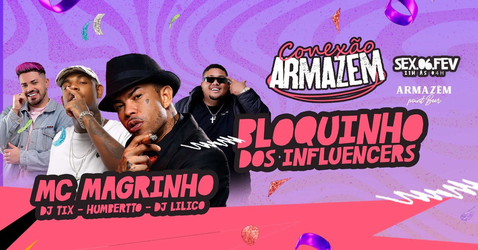 BLOQUINHO DOS INFLUENCERS - MC MAGRINHO ARMAZEM - Belo Horizonte, MG