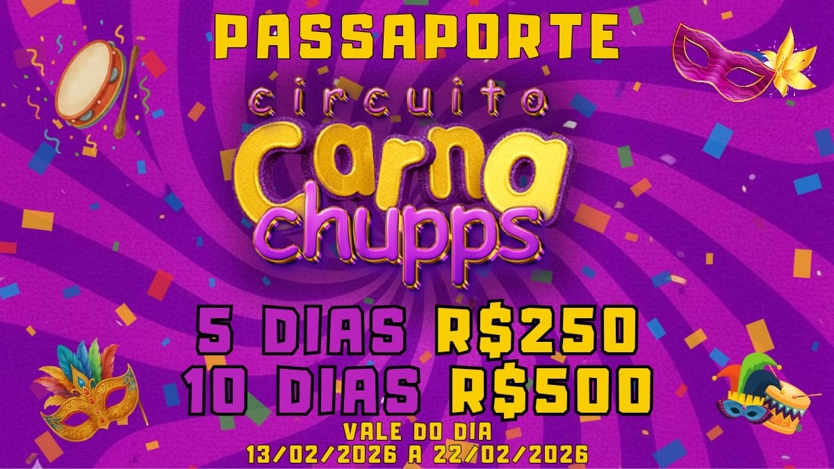 PASSAPORTE CARNACHUPPS 5 DIAS - Rio de Janeiro, RJ