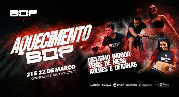 Imagem do evento AQUECIMENTO BOP GAMES 2026 - EDIÇÃO BHZ