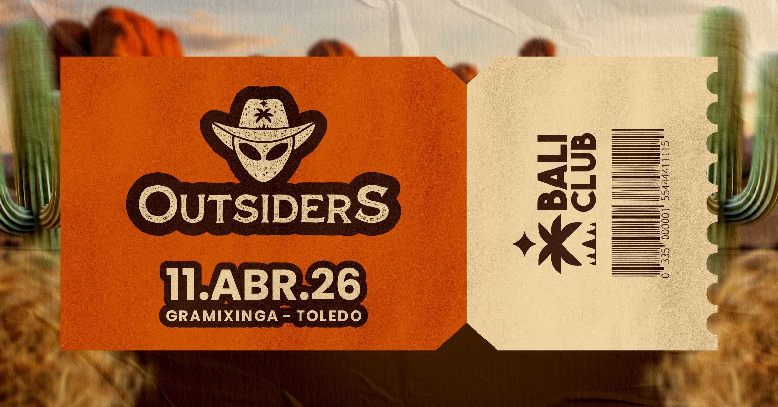 Capa do evento: Outsiders Open air