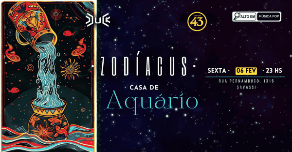 Imagem do evento ZODIACUS - CASA DE AQUÁRIO
