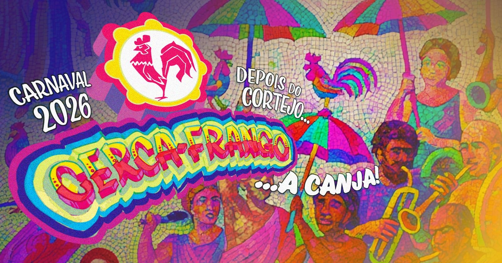 Cerca frango vai dar canja!