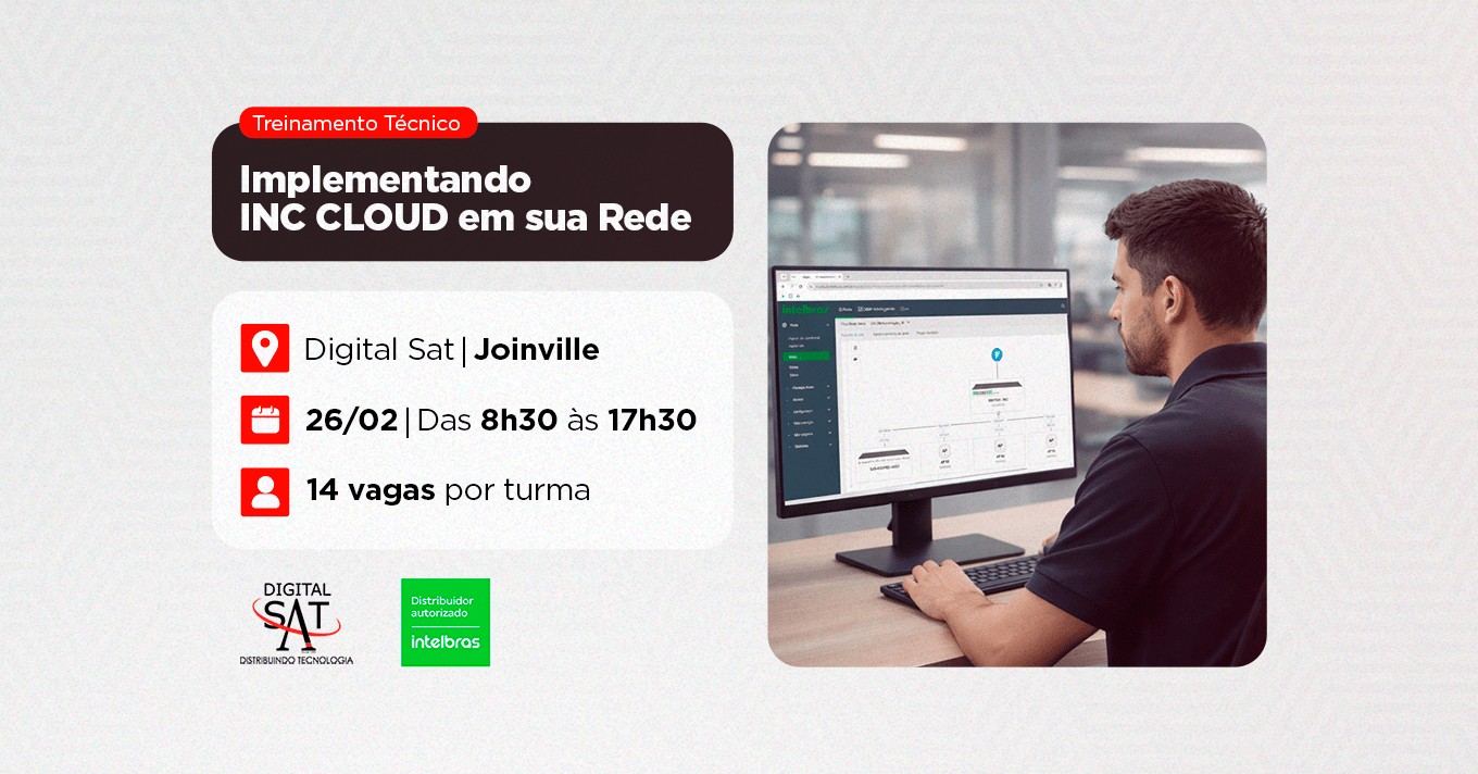 Treinamento Técnico - Implemente INC Cloud na sua rede | Joinville em ...