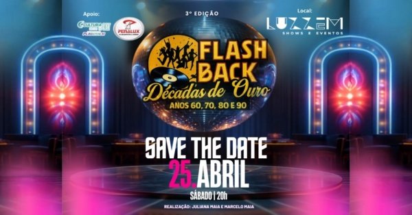 Imagem do evento Décadas de Ouro Flash Back