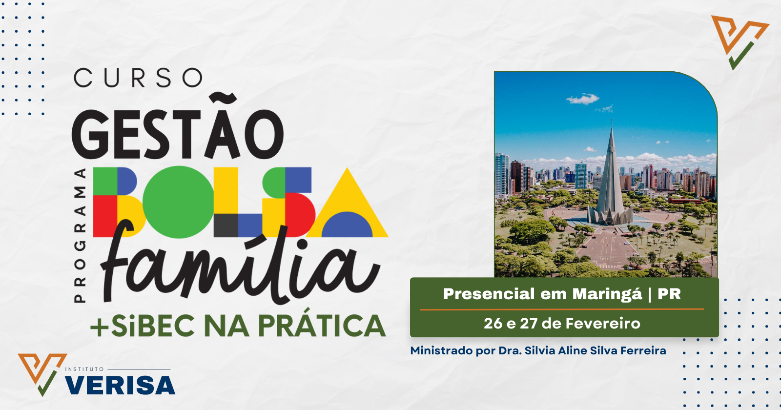 Image for the event: Capacitação sobre a Gestão do Programa Bolsa Família e SIBEC na prática