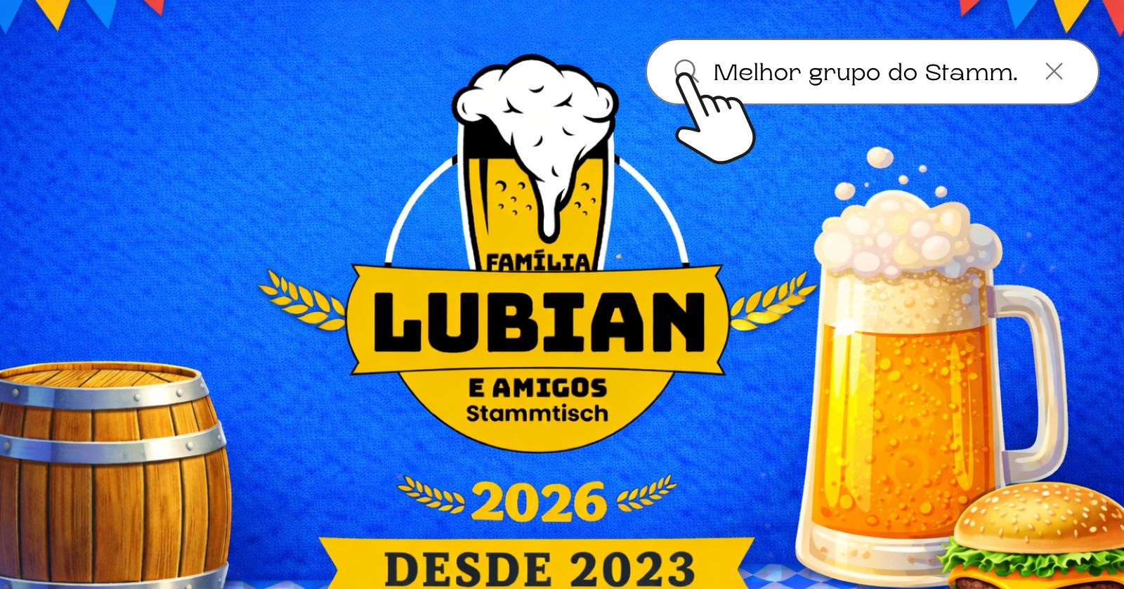 4º Stammtisch Família Lubian & Amigos  Edição 2026 - Blumenau, SC
