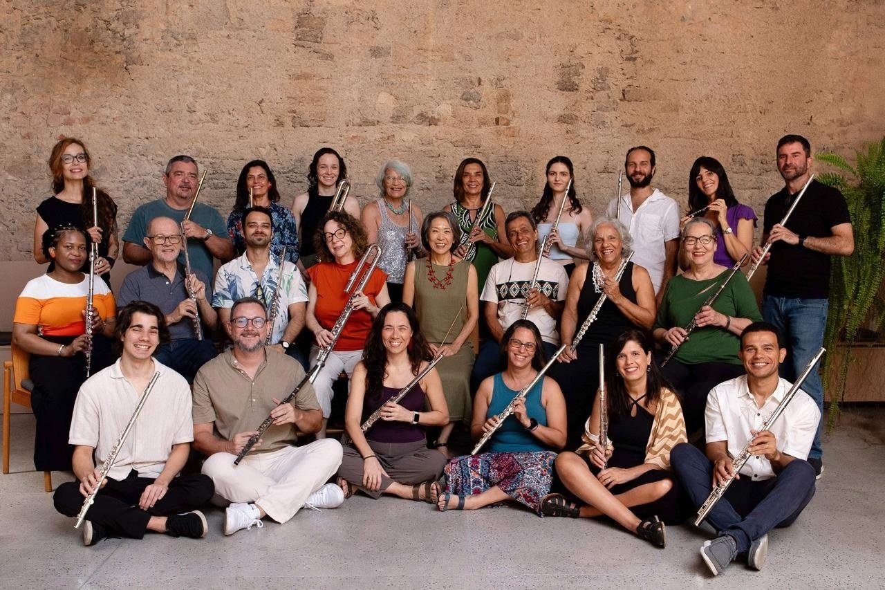 Naomi Kumamoto e Orquestra de Flautas da Casa do Choro