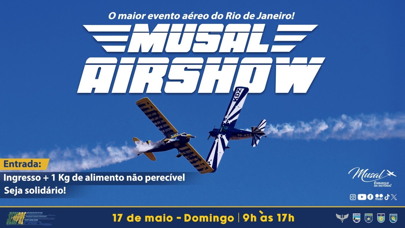 MUSAL AIRSHOW 2026 - 17 MAIO (DOMINGO)