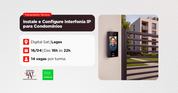 Imagem do evento Treinamento Técnico -  Instale e Configure Interfonia IP para Condomínios| Lages