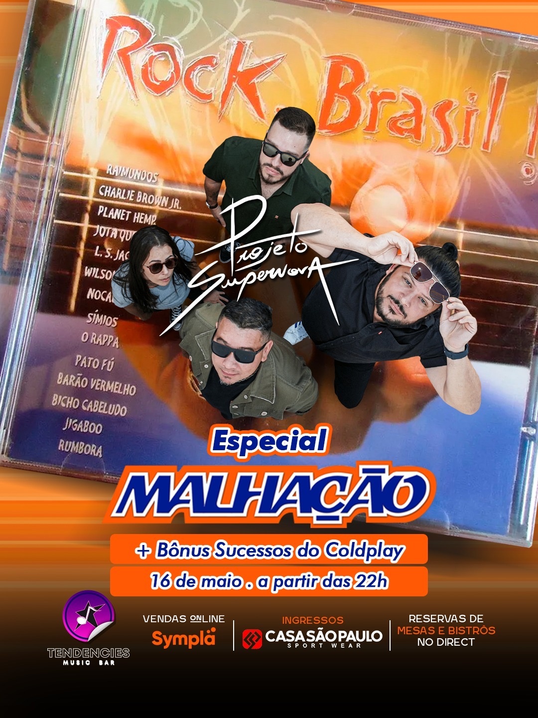 ESPECIAL MALHAÇÃO + ESPECIAL COLDPLAY - PROJETO SUPERNOVA - GYN - Palmas, TO