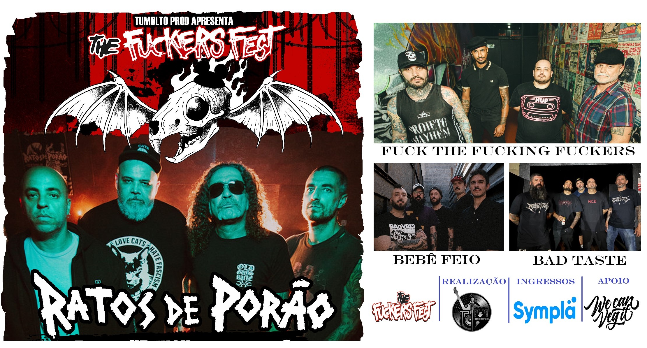 Ratos de Porão| The Fuckers Fest | Campinas