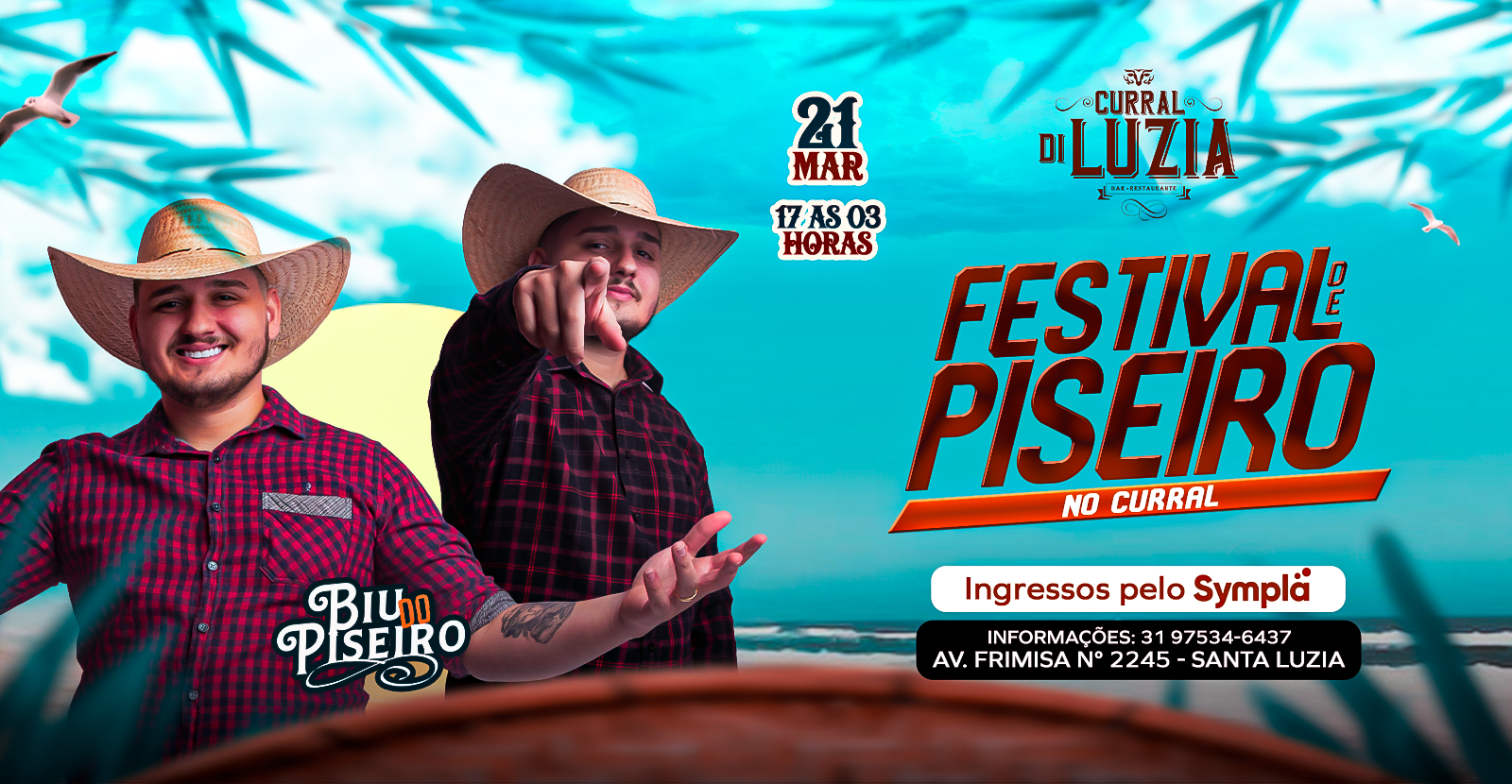 Festival de Piseiro do Curral | Biu do Piseiro em Santa Luzia