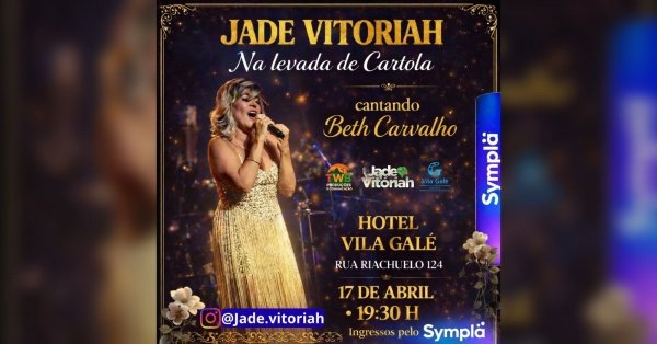 JADE VITÓRIAH - NA LEVADA DE CARTOLA - CANTANDO BETH CARVALHO.