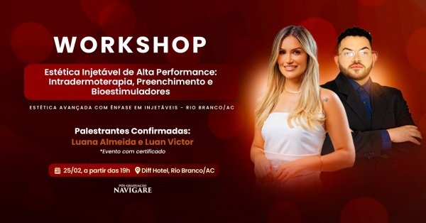 Imagem do evento Estética Injetável de Alta Performance: Intradermoterapia, Preenchimento e Bioestimuladores