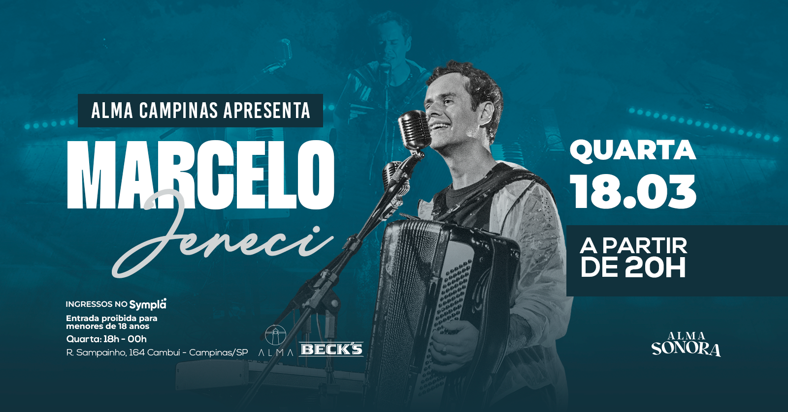 Marcelo Jeneci no Alma Campinas