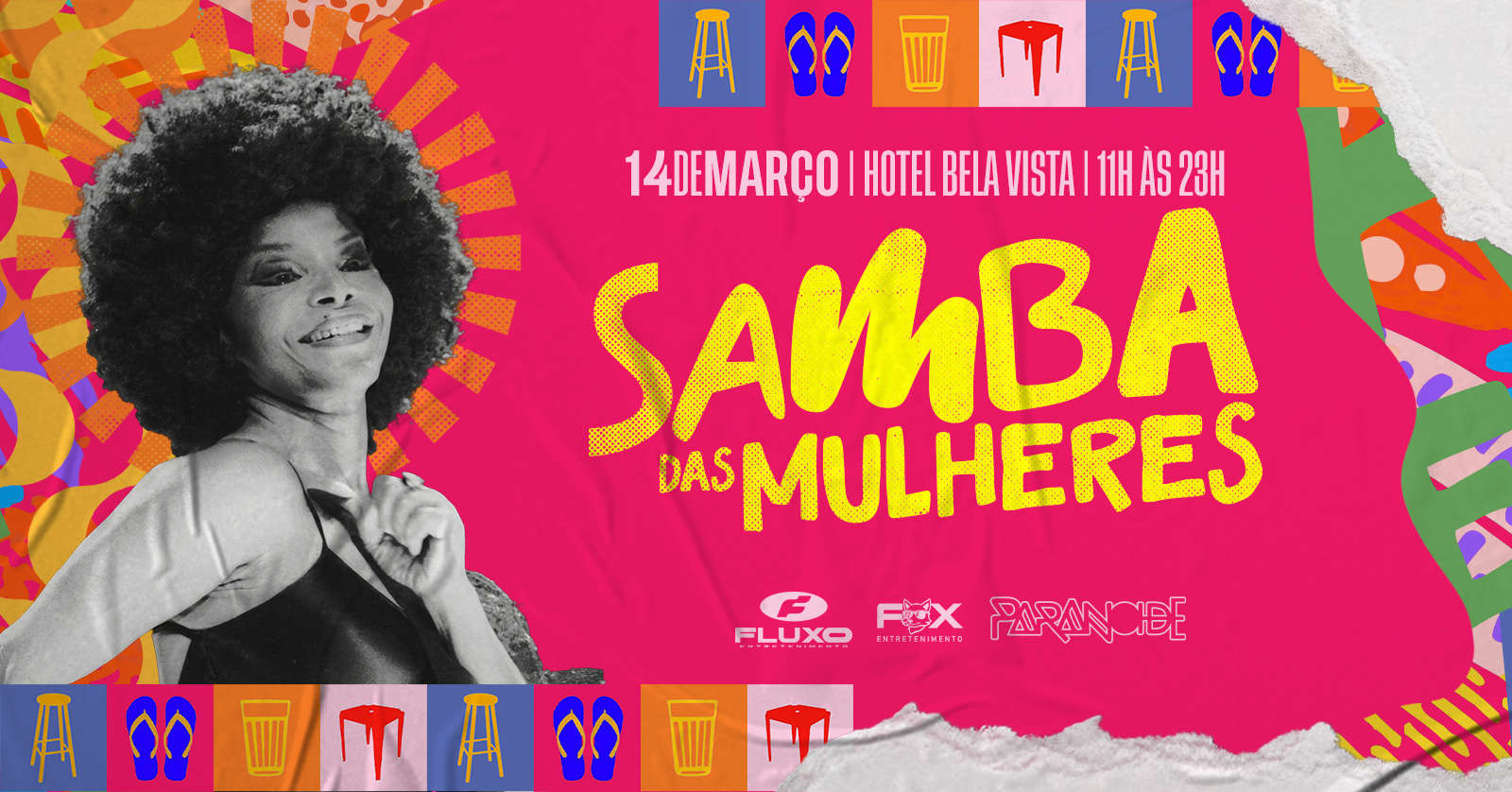 SAMBA DAS MULHERES | SÁBADO (14/03) | HOTEL BELA VISTA - Volta Redonda, RJ