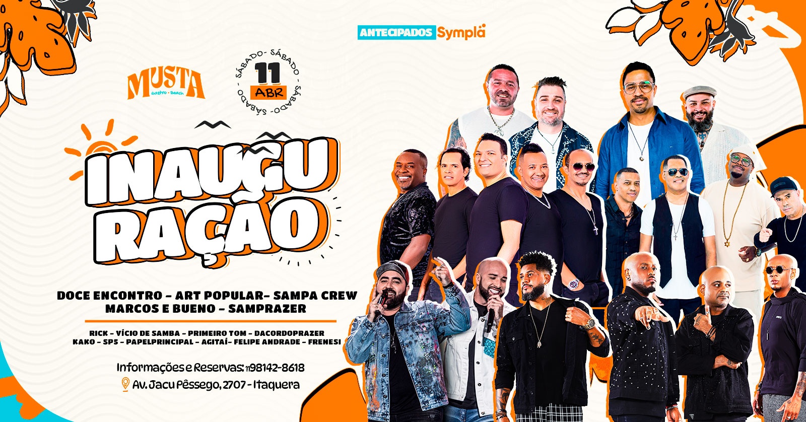 INAUGURAÇÃO MUSTA GASTRO BEACH ITAQUERA 11/04/2026