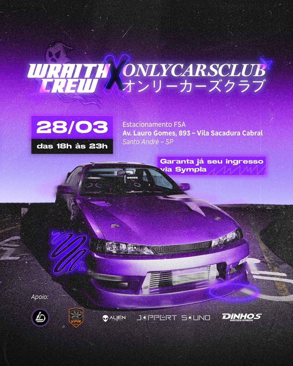 WraithCrew x Only Cars Club - Santo André, SP