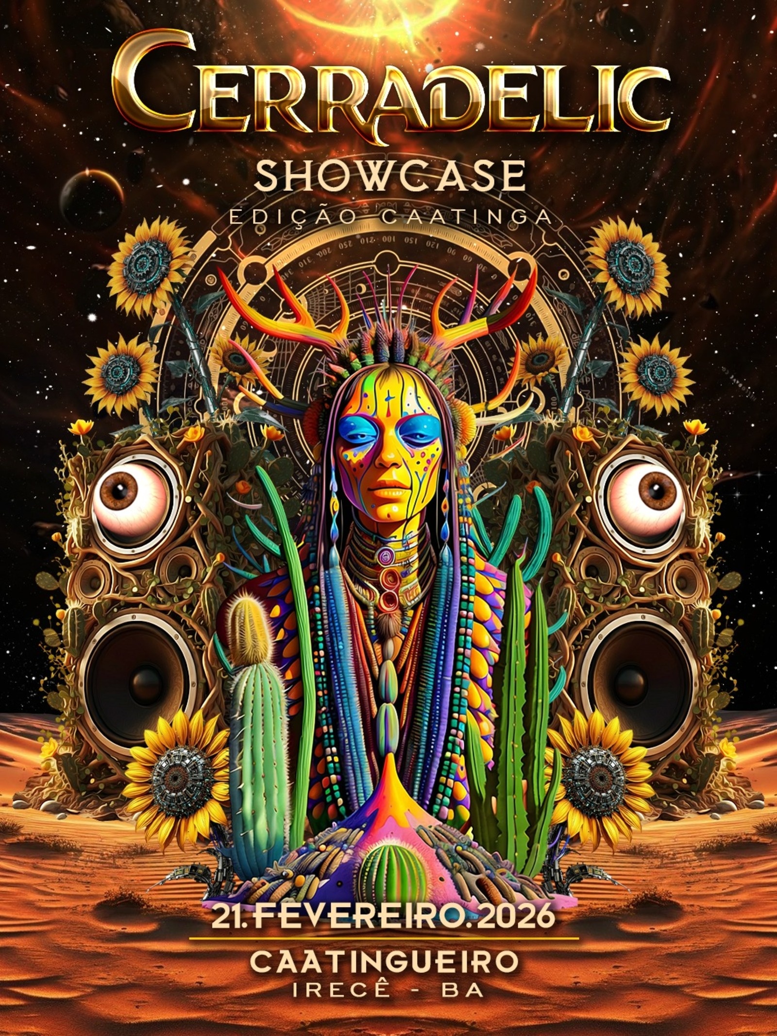 CERRADELIC SHOWCASE- Ed. Caatinga - Irecê, BA