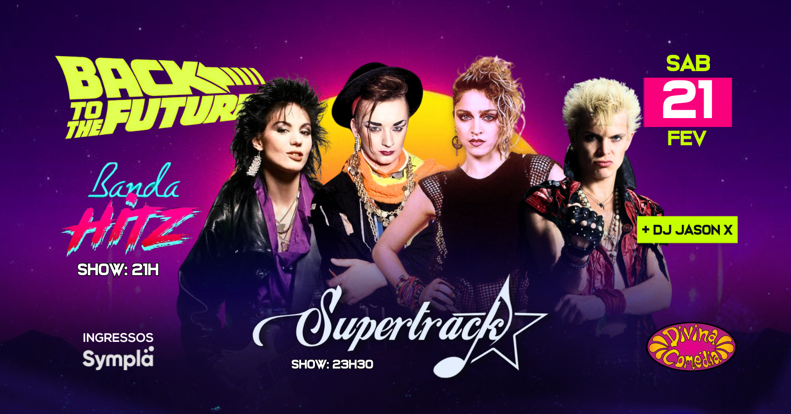 Festa Back to the Future - O melhor dos anos 80 em Porto Alegre