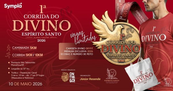 1ª CORRIDA DO DIVINO ESPÍRITO SANTO - PARÓQUIA SÃO SEBASTIÃO