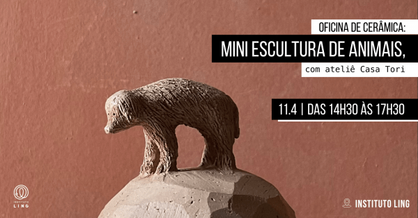 Imagem do evento Oficina de Cerâmica: Mini escultura de Animais, com ateliê Casa Tori