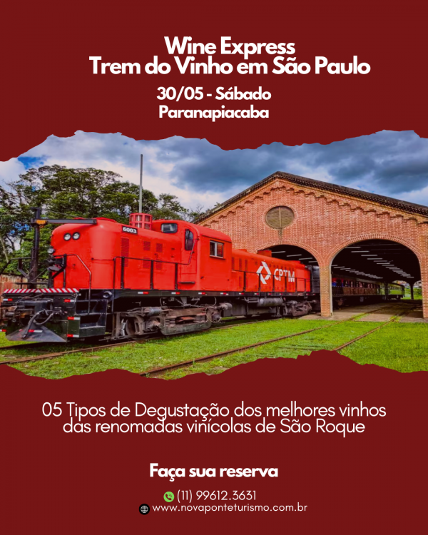 Wine Express - Trem do Vinho (Convenção das Bruxas e Magos) - Paranapiacaba