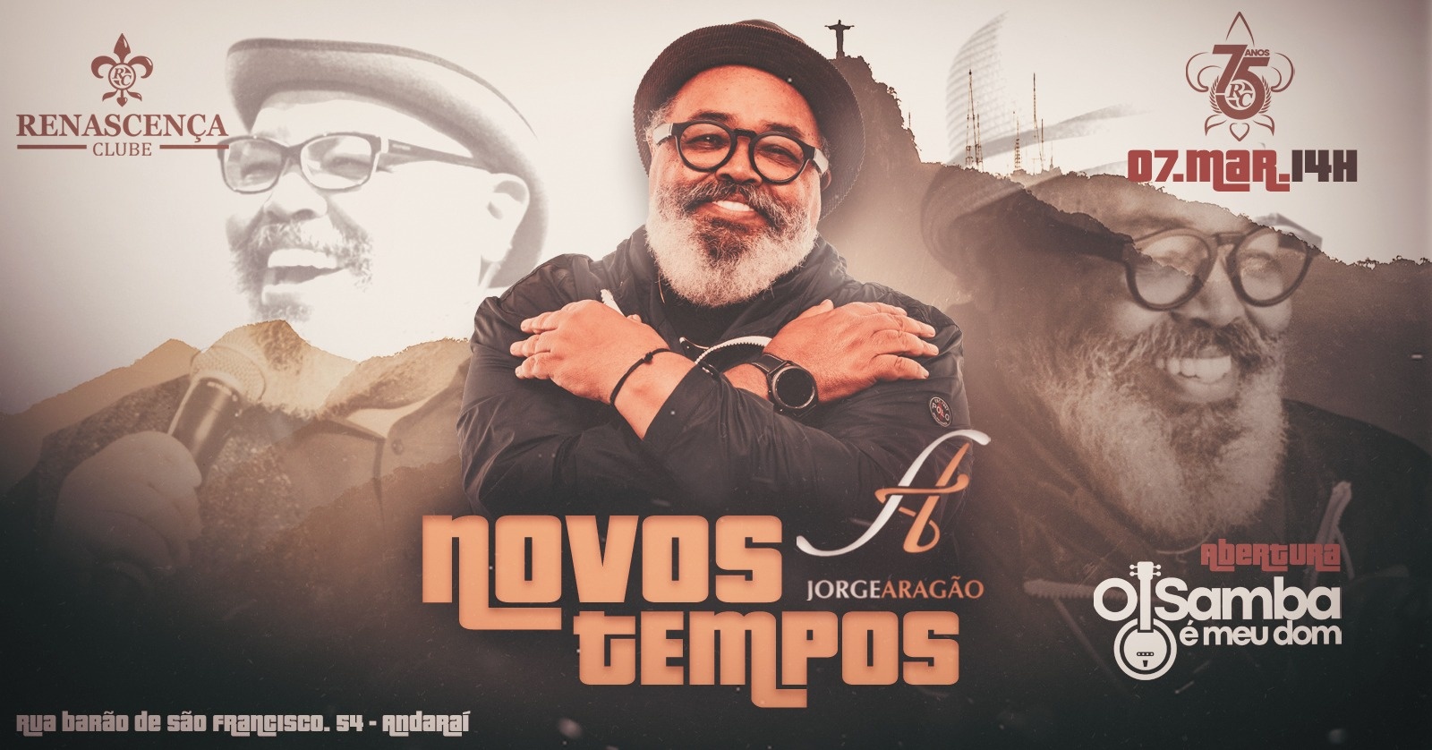 Jorge Aragão - Novos Tempos - Renascença Clube em Rio de Janeiro