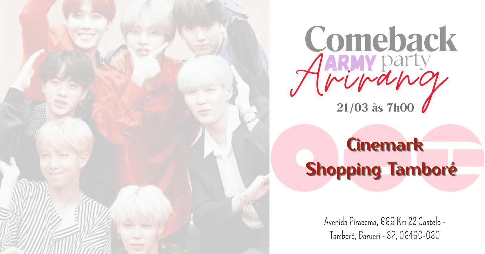 COMEBACK ARMY PARTY - ALPHAVILLE - Barueri, SP