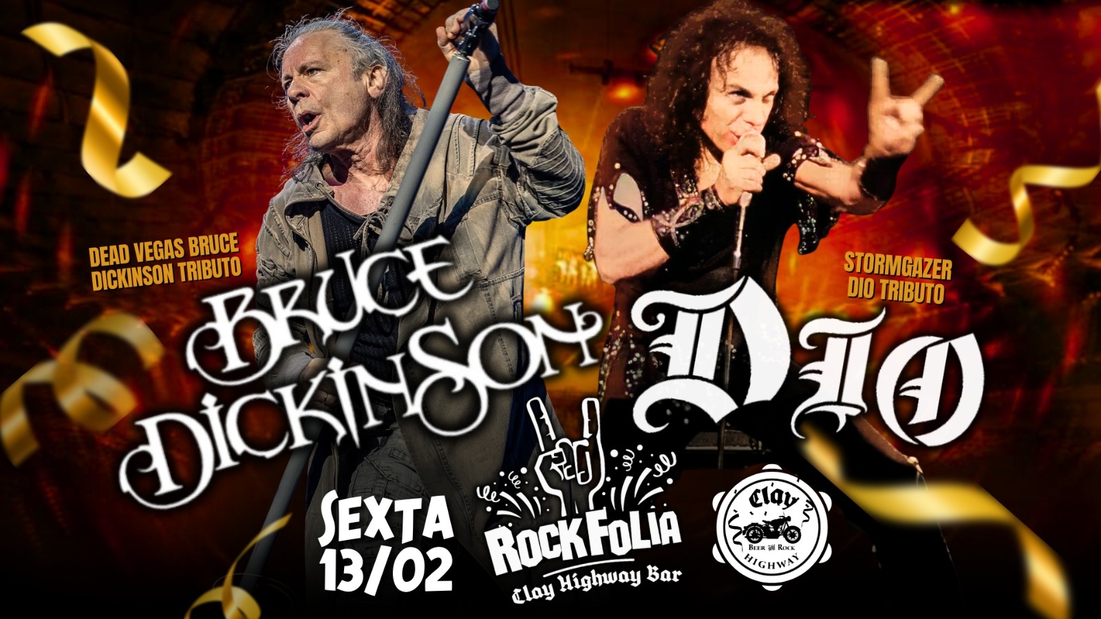OS MONSTROS DO ROCK DIO + BRUCE DICKINSON (Iron + Black Sabbath)