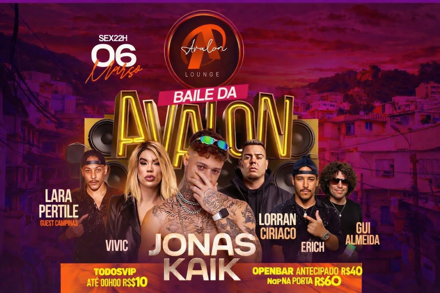 AVALON LOUNGE NOVA ERA 06/03 COM JONAS KAIK - São Paulo, SP